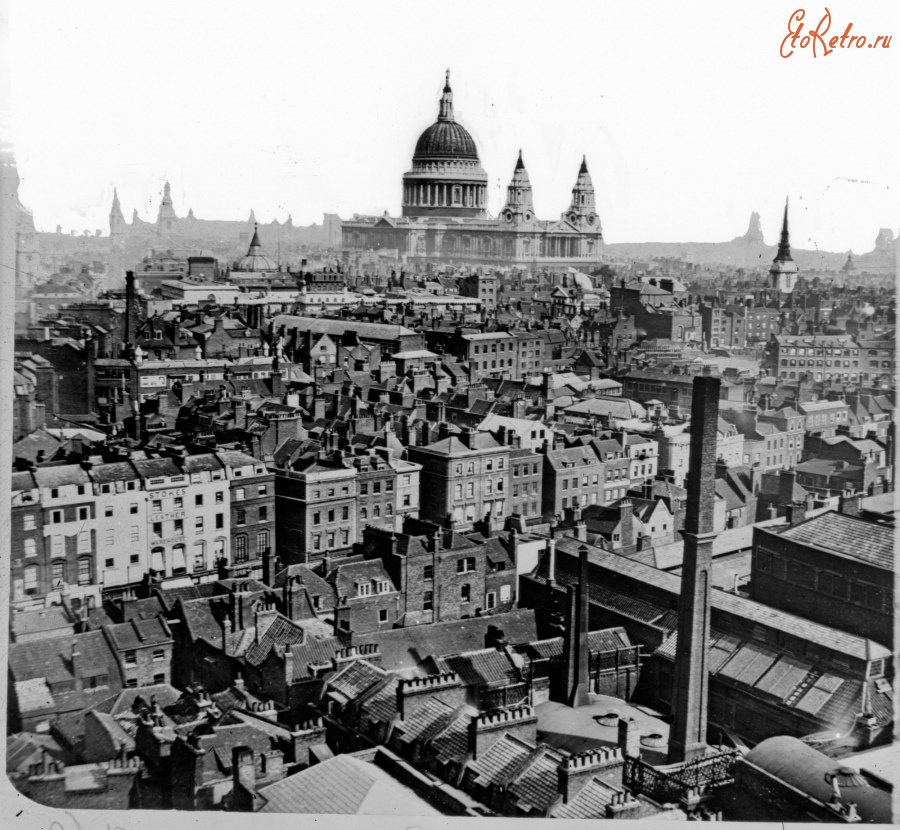 Лондон - Собо?р Свято?го Павла? (англ. St Paul's Cathedral) Великобритания,  Англия,  Большой Лондон