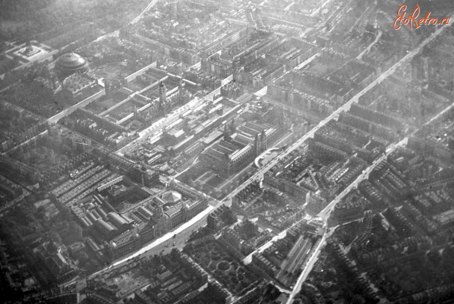 Лондон - Victorian splendour: A picture of Kensington taken by scientist Sir Norman Lockyer in 1909 Великобритания,  Англия,  Большой Лондон