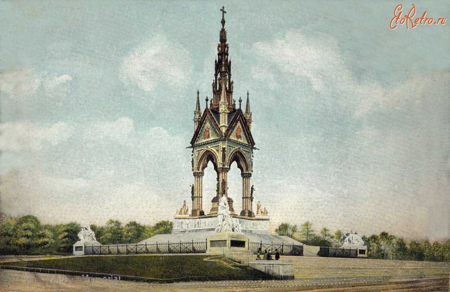 Лондон - Prince Albert's Memorial Великобритания , Англия , Большой Лондон