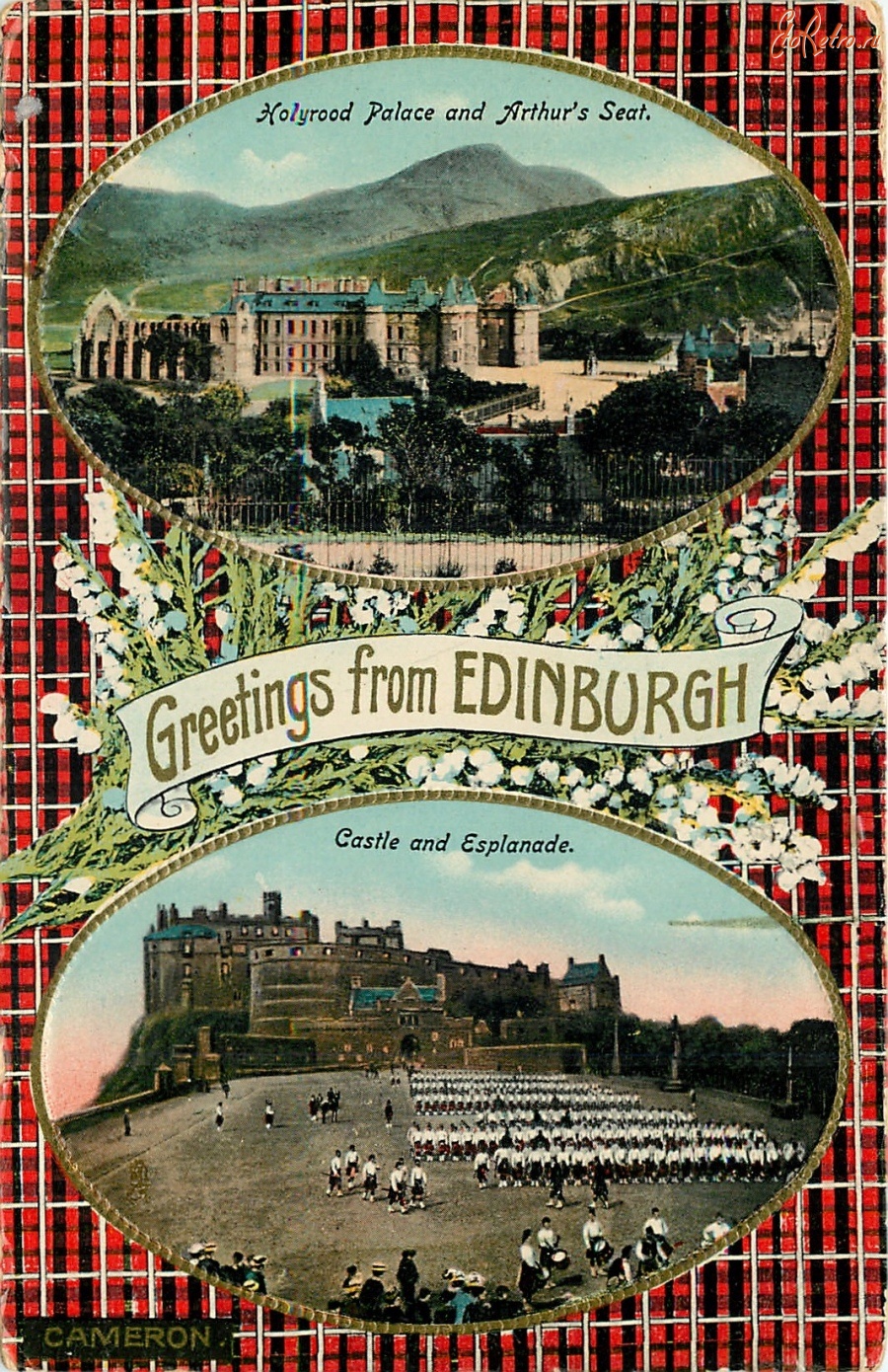 Эдинбург - Привет из Эдинбурга. Холирудский дворец и Резиденция Артура