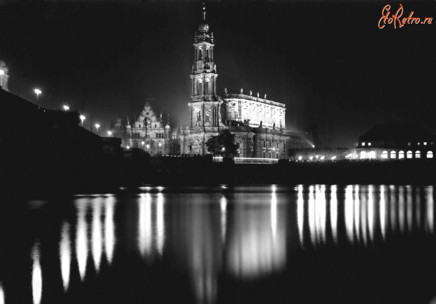 Дрезден - Дрезден ночью.
