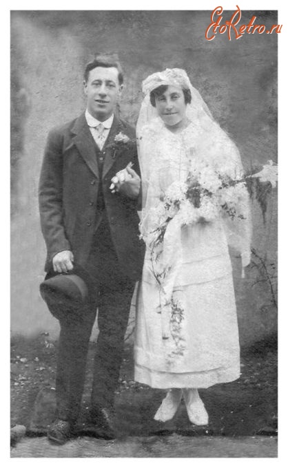 Ретро свадьба - Свадебное фото 1921 года