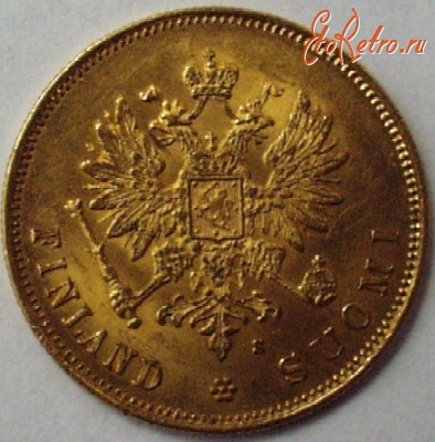 Старинные деньги (бумажные, монеты) - Александр III 5 рублей 1889 Au (зол)