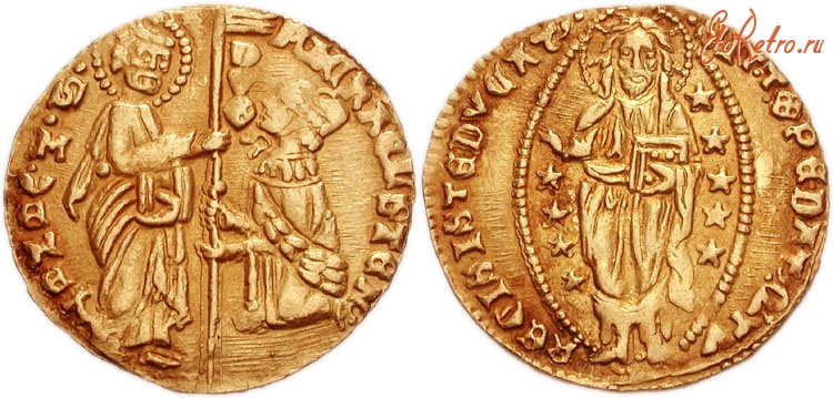 Старинные деньги (бумажные, монеты) - Italia Venezia, doge Michele Steno. 1400-1413.