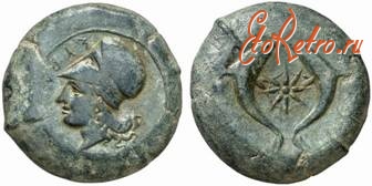 Старинные деньги (бумажные, монеты) - Знаменитая AE драхма Дионисия
