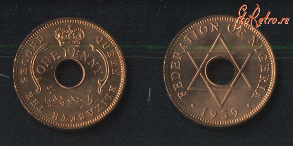 Старинные деньги (бумажные, монеты) - 1 пенни