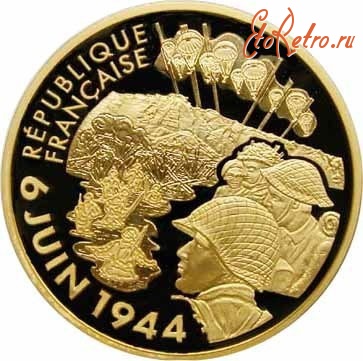 Старинные деньги (бумажные, монеты) - 100 золотых евро 2004 год, золото 999 пробы