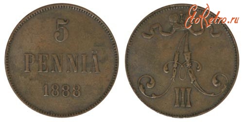 Старинные деньги (бумажные, монеты) - Монеты для Финляндии