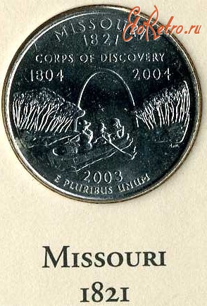 Старинные деньги (бумажные, монеты) - Миссури.