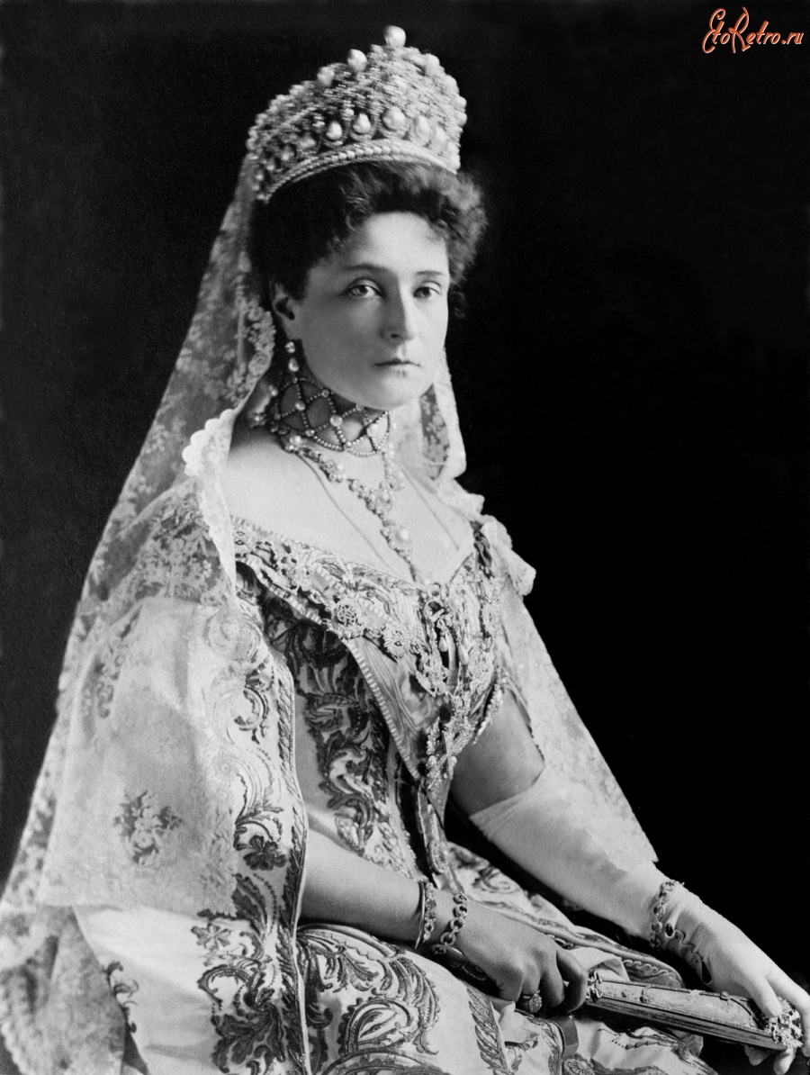 Ретро знаменитости - Императрица Александра Фёдоровна .    1907 год.