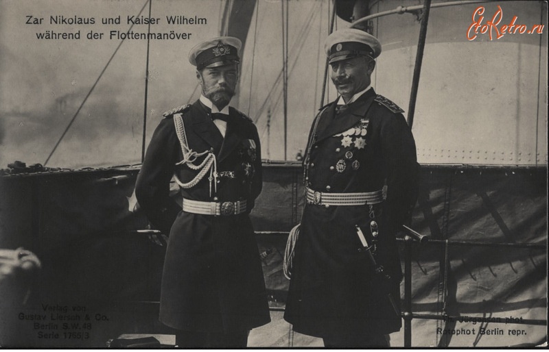 Ретро знаменитости - Николай II и Вильгельм II