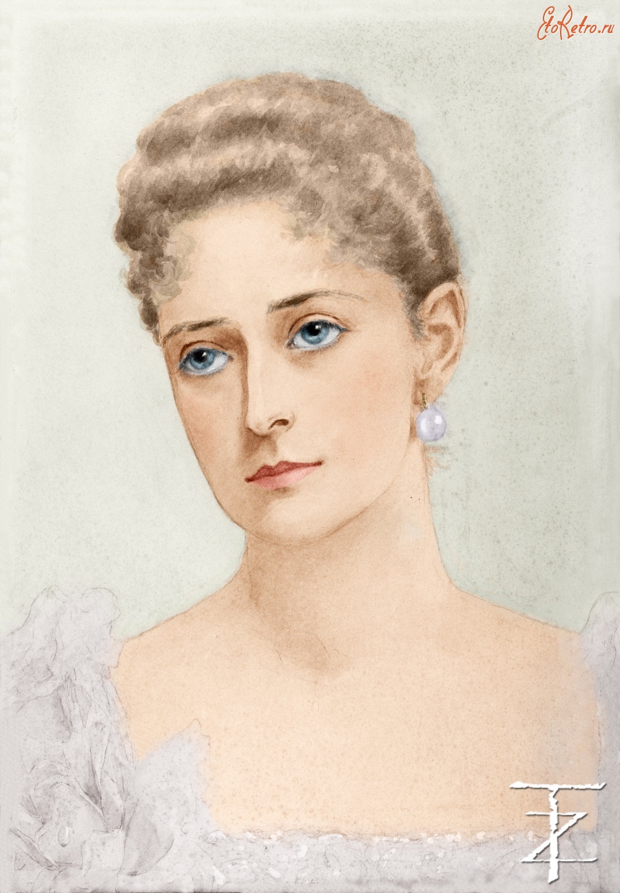 Ретро знаменитости - Принцесса Алиса Гессенская .1894 .
