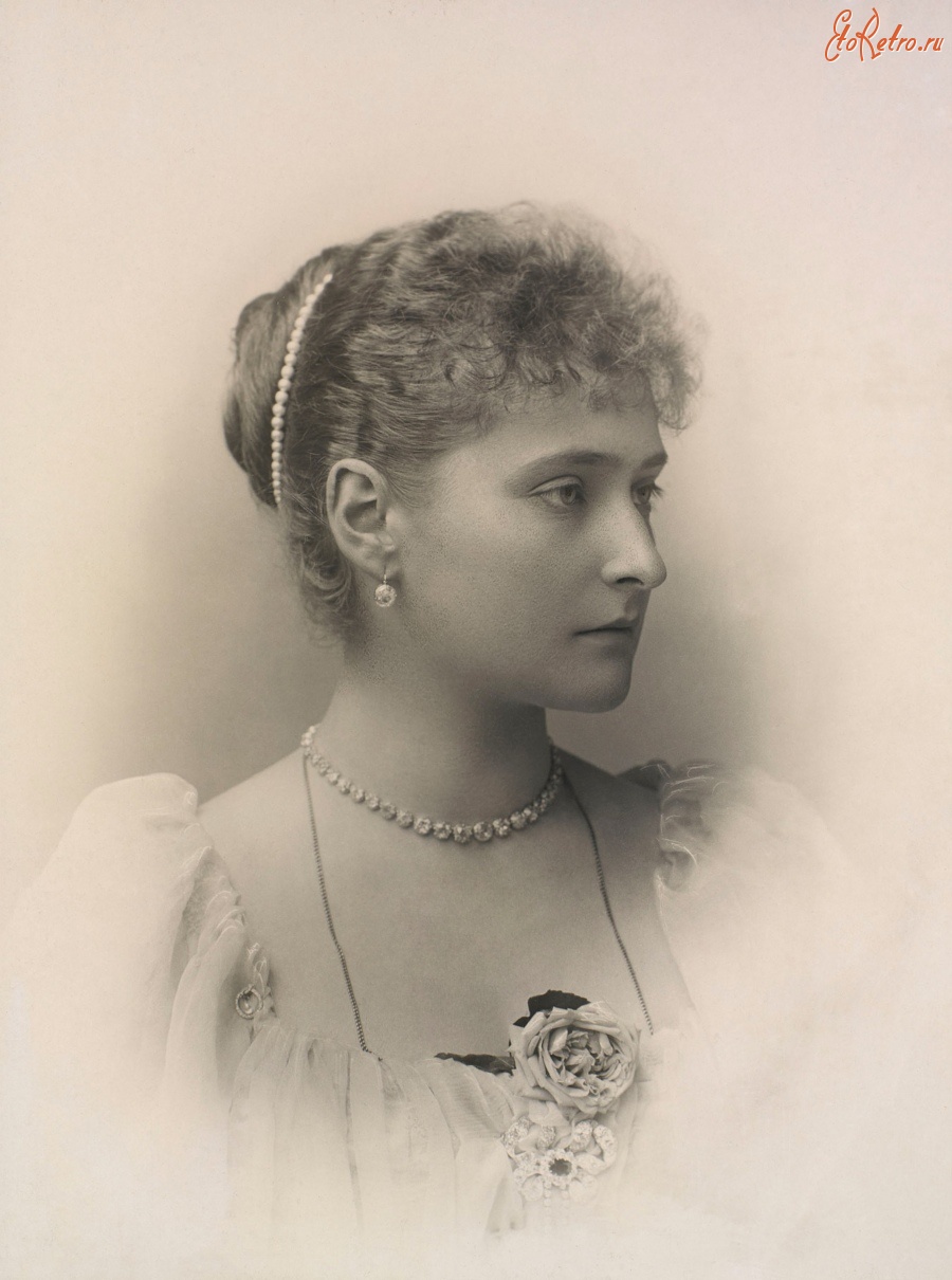 Ретро знаменитости - Принцесса Виктория Алиса Елена Луиза Беатриса Гессен-Дармштадтская.1894.