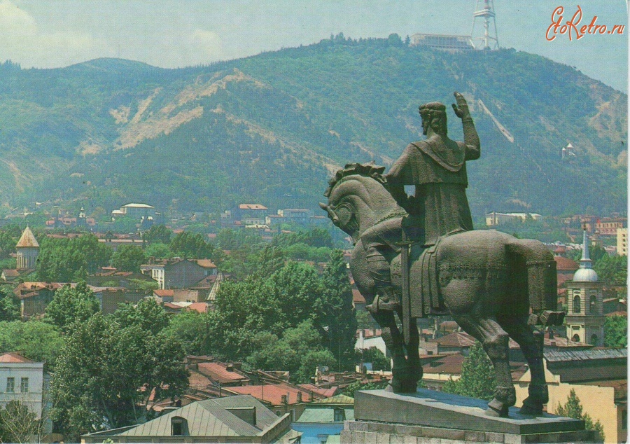 Тбилиси - Памятник Вахтангу Горгасалу