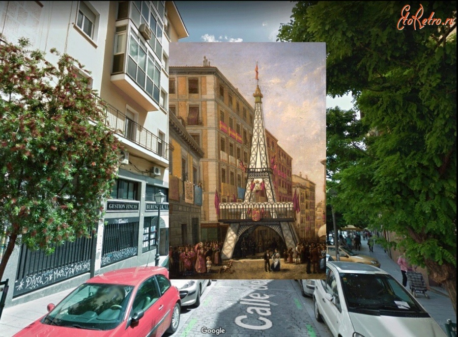 Мадрид - Улица Аве Мария, пересечение с улицей Сан-Симон, 2017