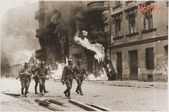 Варшава - Восстание в Варшавском гетто.