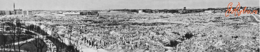 Варшава - Warsaw Ghetto destroyed by Germans Польша,  Мазовецкое воеводство,  Варшава