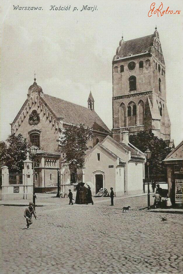 Варшава - Варшава. Готична церква св.Марії.