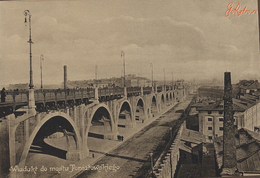 Варшава - Варшава.  Естрада до моста  Понятовського.