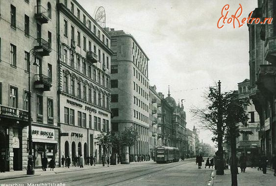 Варшава - Варшава.  Вул.Маршалковська.