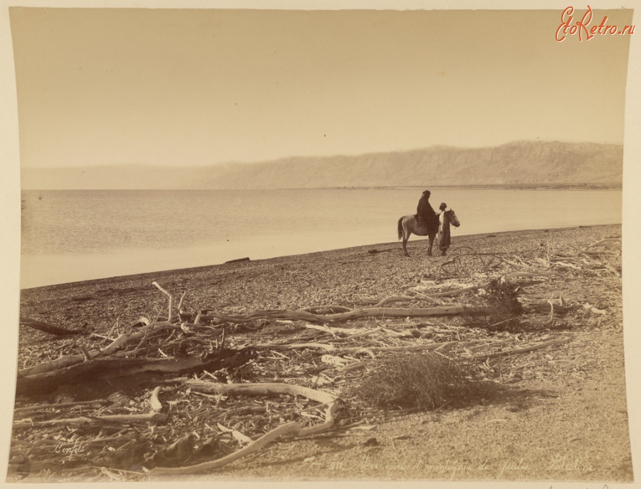 Израиль - Всадник на берегу Мёртвого моря, 1867-1870
