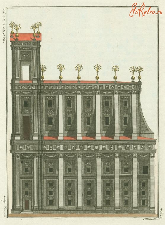 Израиль - Храм Соломона в Иерусалиме, 1810