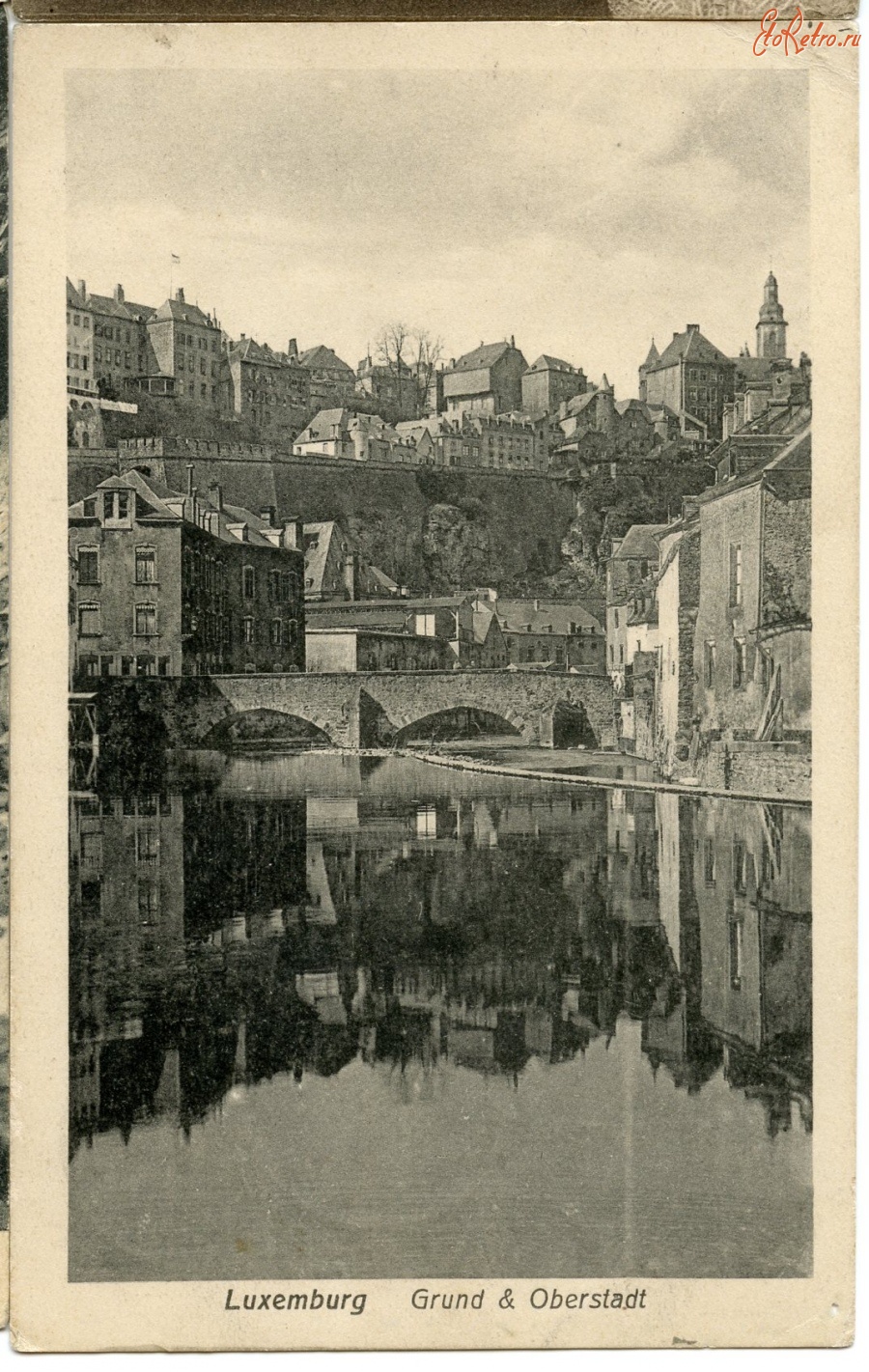 Люксембург - Вид Верхнего города, 1910-1913
