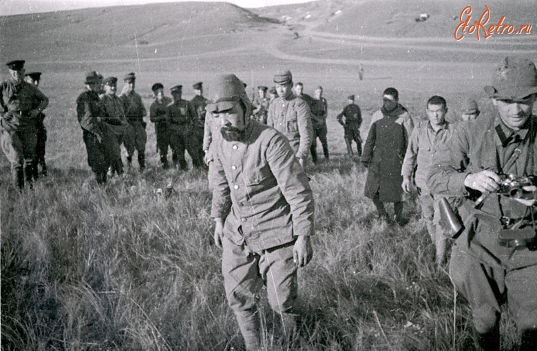 Монголия - Пленные солдаты 6-й (Квантунской) армии