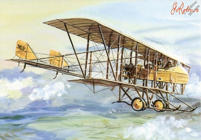 Авиация - Открытки художника Тони Теобальда посвященные авиации Первой Мировой войны.