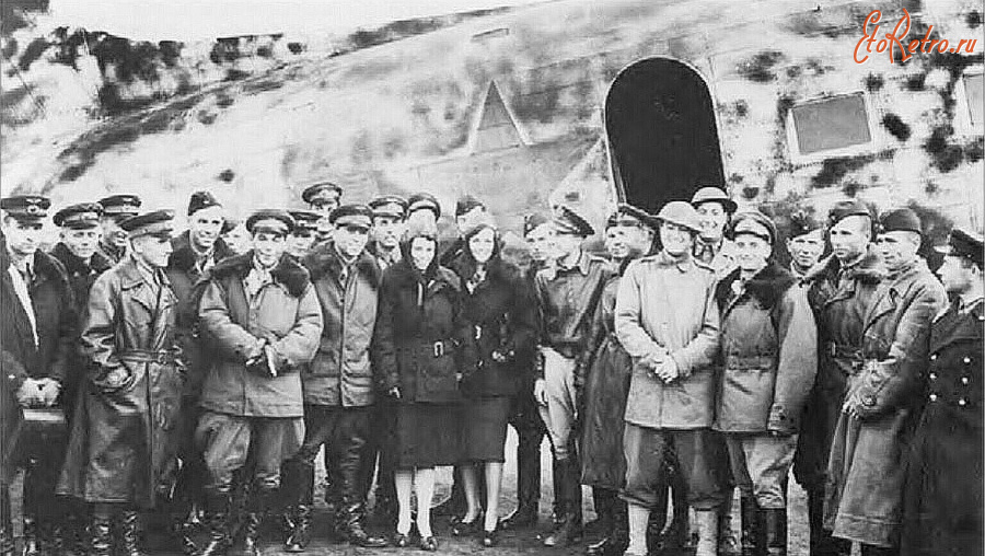 Авиация - Прибытие Советской военной миссии на Аляску 3 сентября 1942