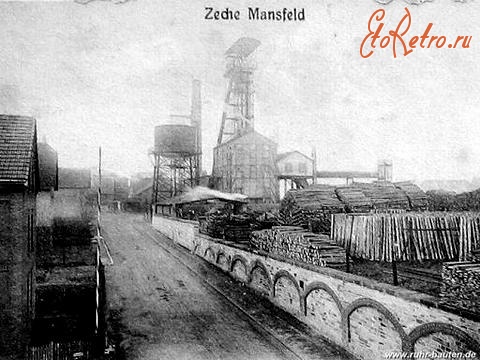 Бохум - Zeche Mansfeld-1916   ab1856
