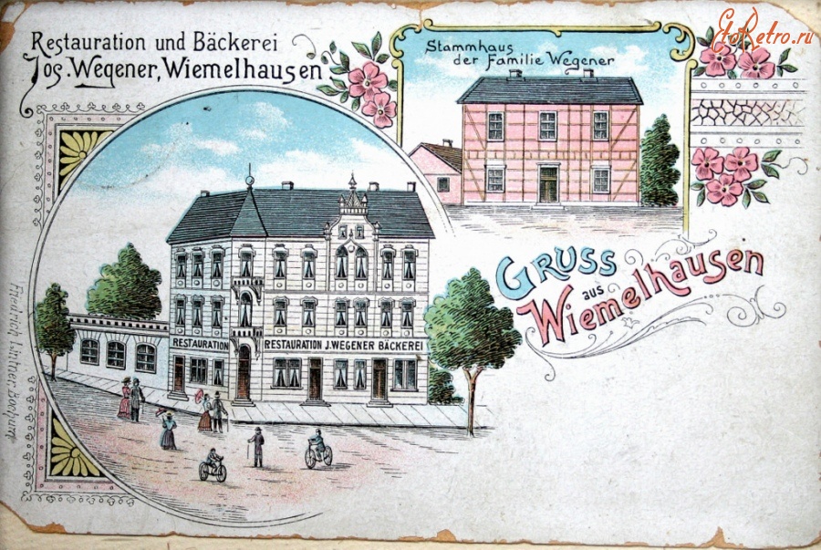 Бохум - Haus-wegener-1900-g  1905-g.