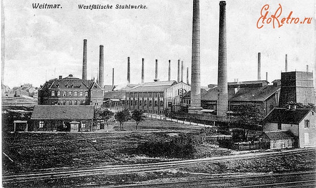 Бохум - Производство стали.
