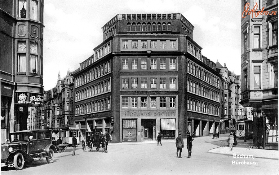 Бохум - Buerohaus-tram-1932-g.