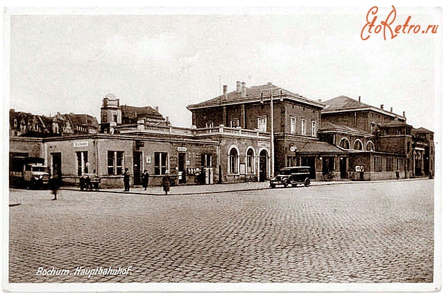 Бохум - Старый центральный вокзал в Бохуме.
