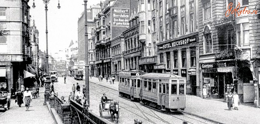 Бохум - Bochum Bahnhofstrasse 1930