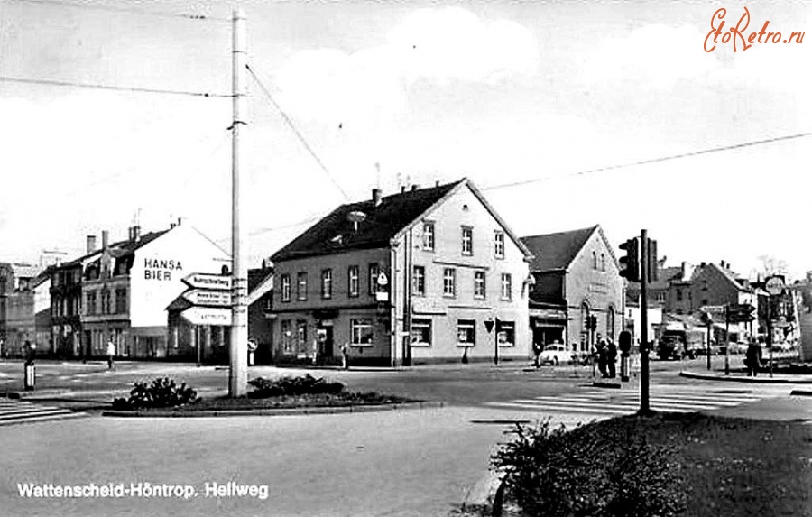 Бохум - 1934 г. ул.Хоентропер.Бохум.