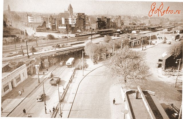 Бохум - 1949 г.Старый вокзал.