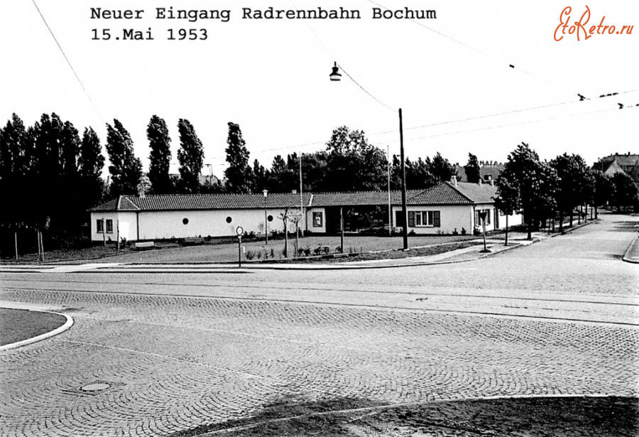 Бохум - Radrennbahn-eingang 1953-g