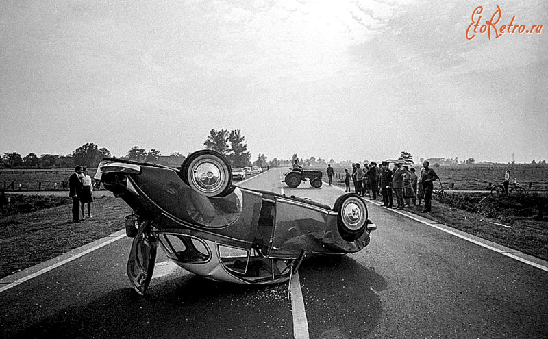 Бохум - Ein Unfall. Bochum-Wattenscheid 1963