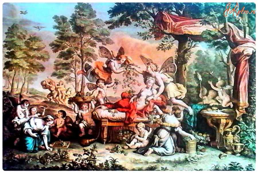 Словакия - Дворец-музей Мирбаха в Братиславе. Весна. Около 1710