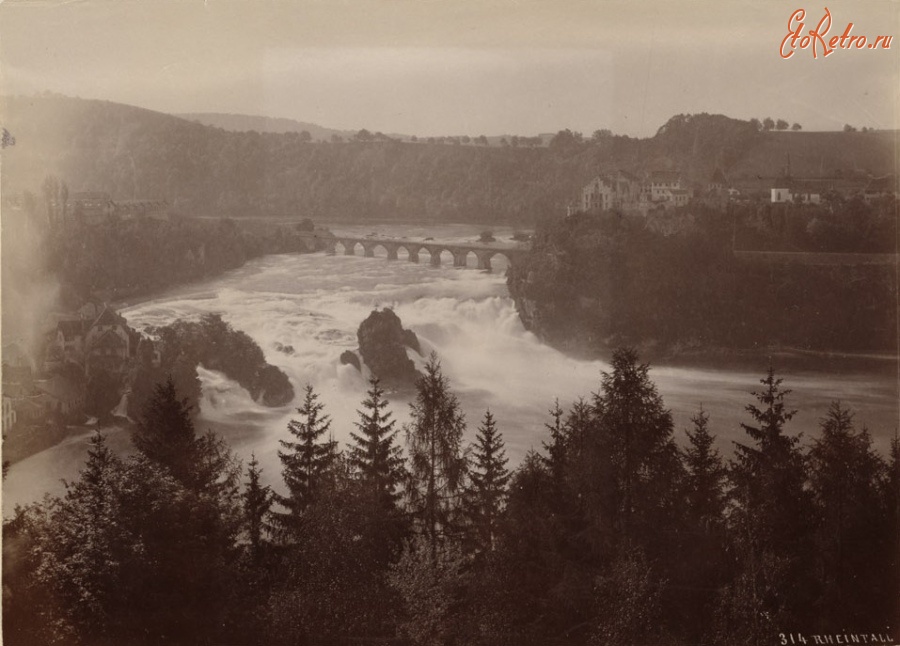 Швейцария - Rhine falls. Schaffhausen. Switzerland.