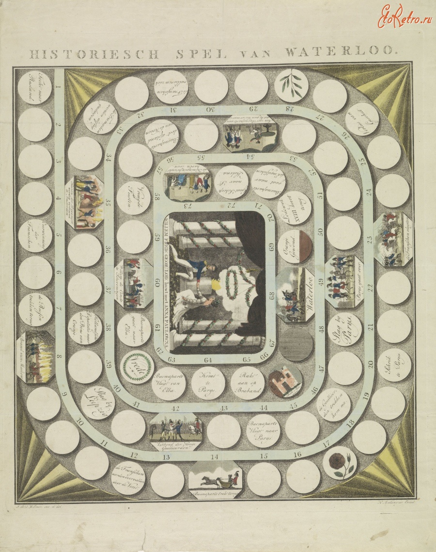 Игрушки - Настольная игра Ватерлоо, 1815