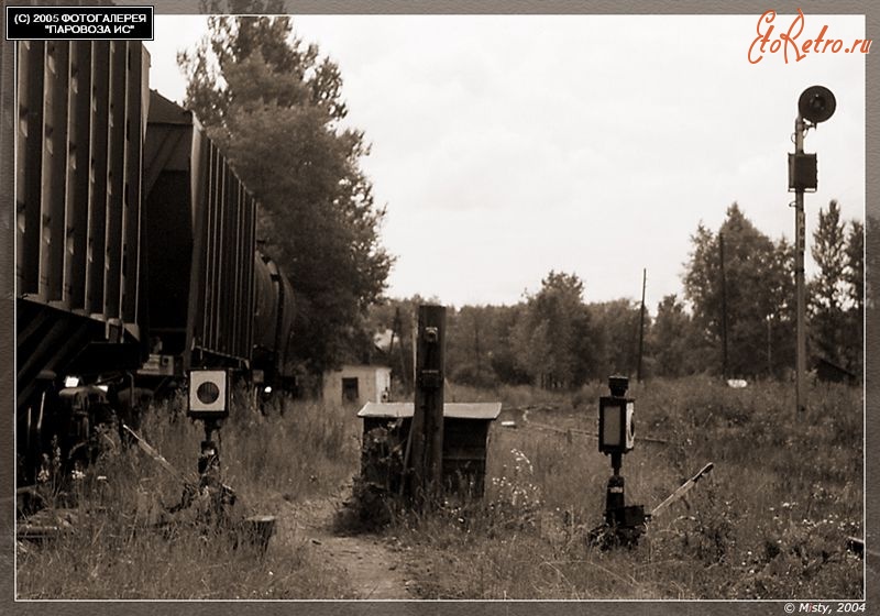 Железная дорога (поезда, паровозы, локомотивы, вагоны) - Ручные стрелки ст.Новосокольники. Псковская область.