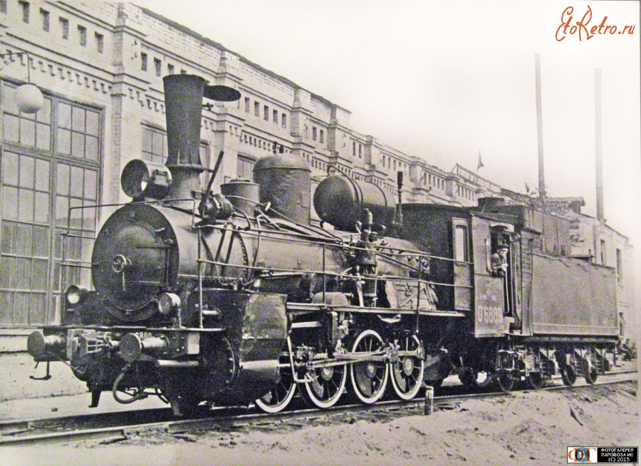 Железная дорога (поезда, паровозы, локомотивы, вагоны) - Паровоз Ов-6889.