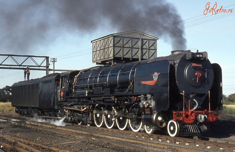Железная дорога (поезда, паровозы, локомотивы, вагоны) - Паровоз Class 25(4-8-4).