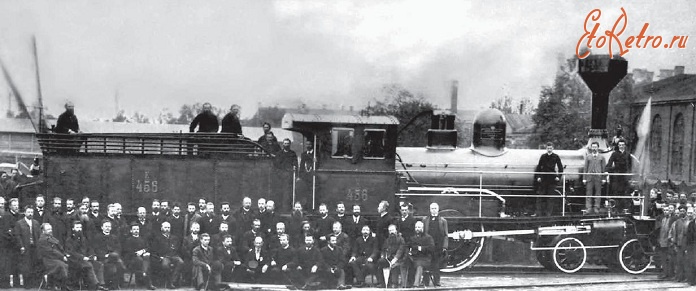 Железная дорога (поезда, паровозы, локомотивы, вагоны) - Паровоз К №456.