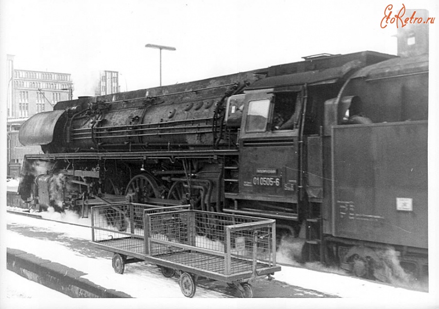Железная дорога (поезда, паровозы, локомотивы, вагоны) - Германский паровоз BR 01.