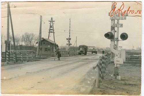 Железная дорога (поезда, паровозы, локомотивы, вагоны) - Железнодорожный переезд 356км на перегоне Малиновка-Курган