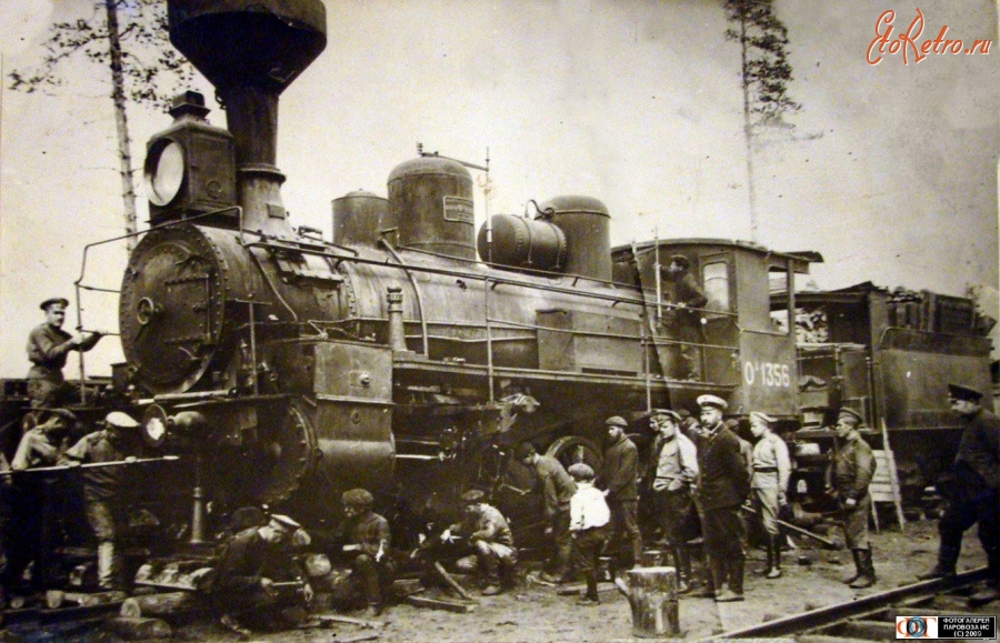 Железная дорога (поезда, паровозы, локомотивы, вагоны) - Паровоз Од-1356,Киев